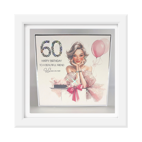 Beautiful Personalised Birthday Card for Her