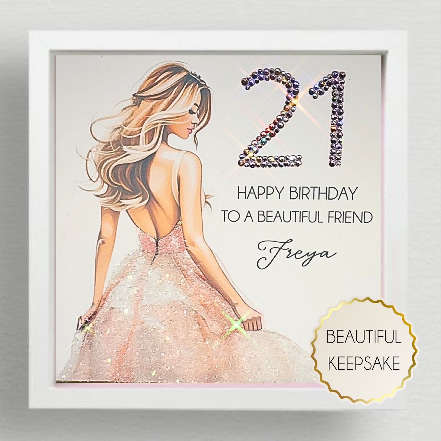 Special Milestone Personalised Birthday Card Hand Made