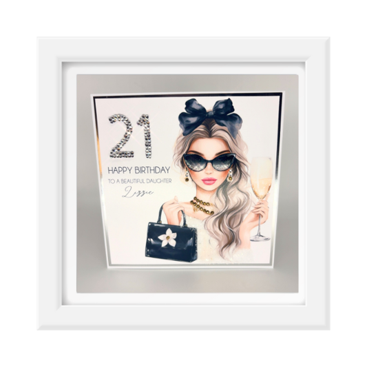 Beautiful Personalised Milestone Birthday Card