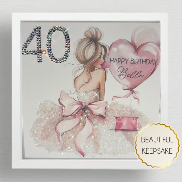 Luxury Hand Made Personalised Milestone Birthday Card For Her