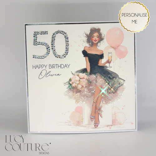 Personalised Birthday Card for Her