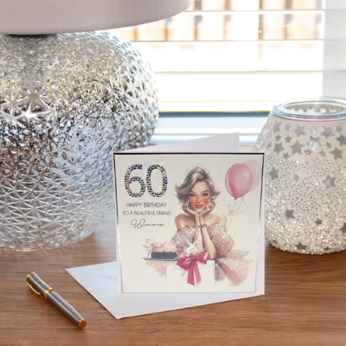 Beautiful Personalised Birthday Card for Her