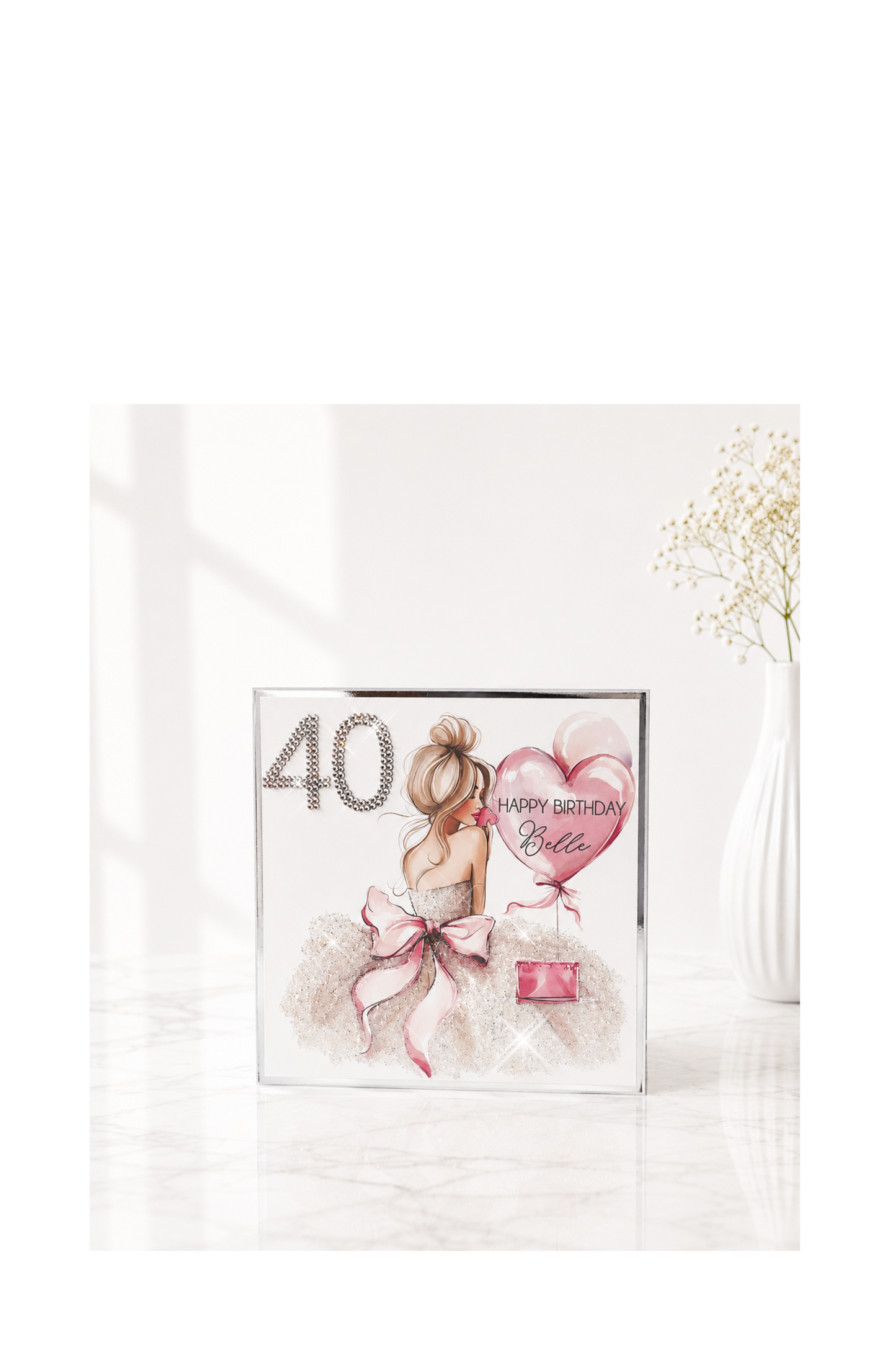 Luxury Hand Made Milestone Birthday Card For Her