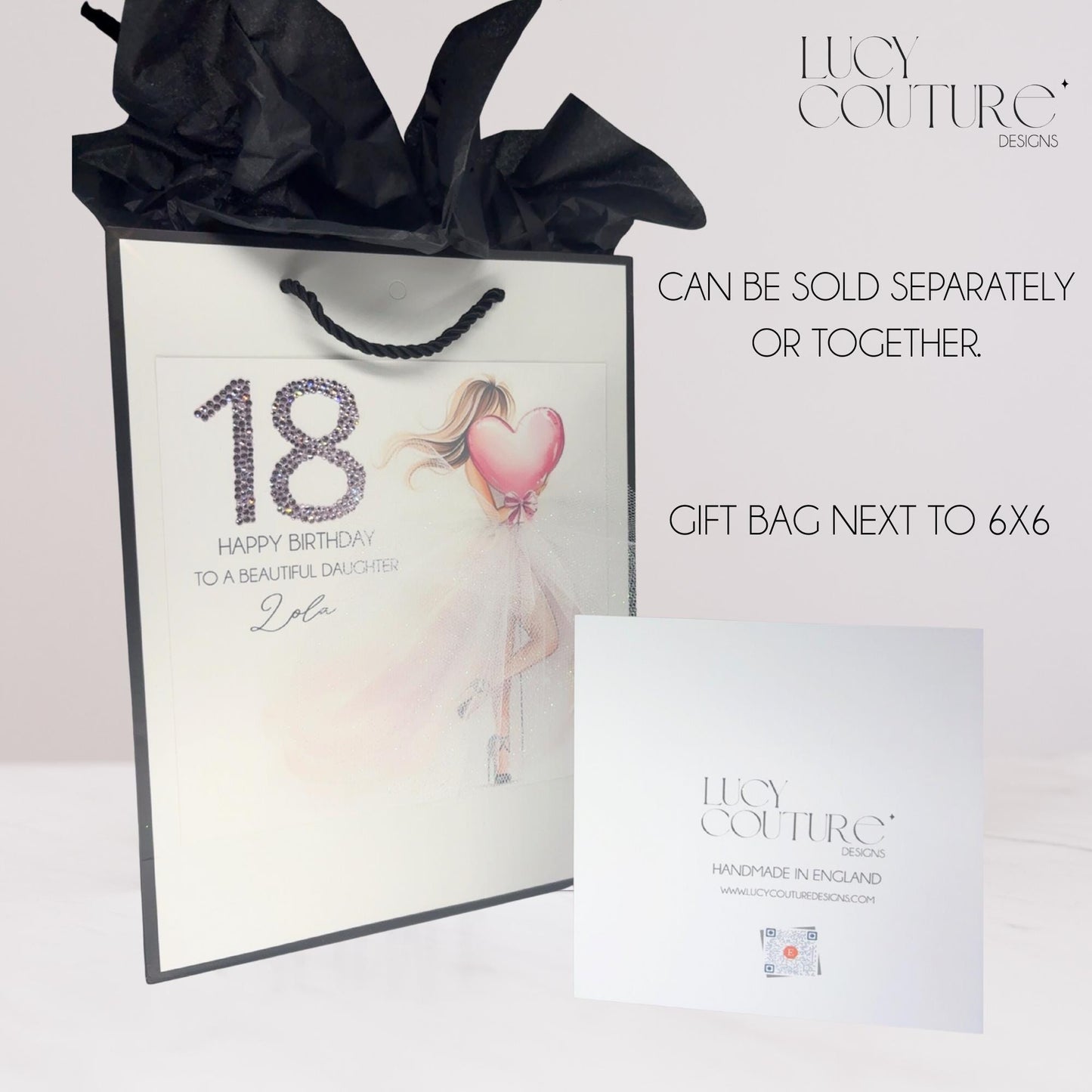 Stylish Milestone Personalised Birthday Card for Her