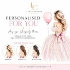Personalised Sweet 16 Crystal Birthday Card for Her – detail view 3