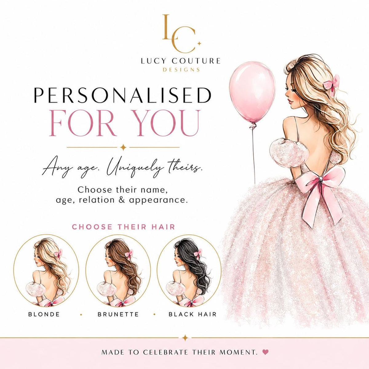 Personalised Sweet 16 Crystal Birthday Card for Her – detail view 3