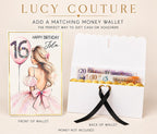 Personalised Sweet 16 Crystal Birthday Card for Her – detail view 10
