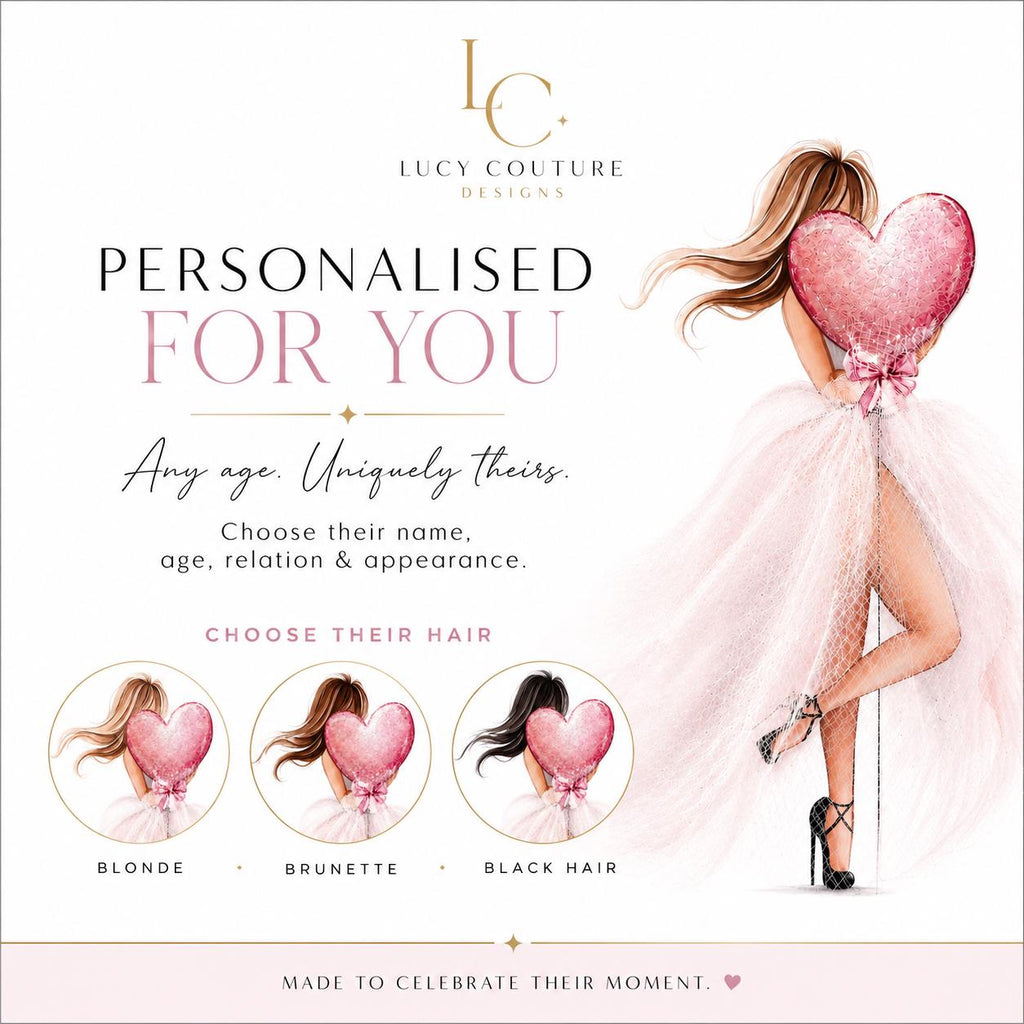 Luxury Personalised 21st Birthday Crystal Card – Milestone Design – detail view 2