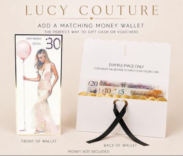 Luxury Personalised 21st Birthday Crystal Card – Milestone Design – detail view 10