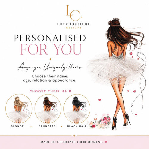 Luxury Personalised 18th Birthday Crystal Card for Granddaughter – detail view 2