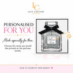 Personalised Perfume Bottle Birthday Card for Mum, Sister or Friend – detail view 3