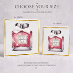 Luxury Personalised Perfume Bottle Birthday Card for Her – detail view 4