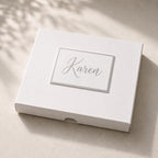 Luxury Personalised 21st Birthday Crystal Card – Milestone Design – detail view 7