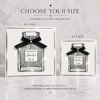 Personalised Perfume Bottle Birthday Card for Mum, Sister or Friend – detail view 4