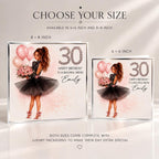 Luxury Personalised Birthday Card for Her, Daughter, Sister, Granddaughter Milestone Keepsake – photo 3