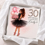 Luxury Personalised Birthday Card for Her, Daughter, Sister, Granddaughter Milestone Keepsake – photo 8