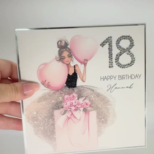 Cute Milestone Personalised Birthday Card for Her