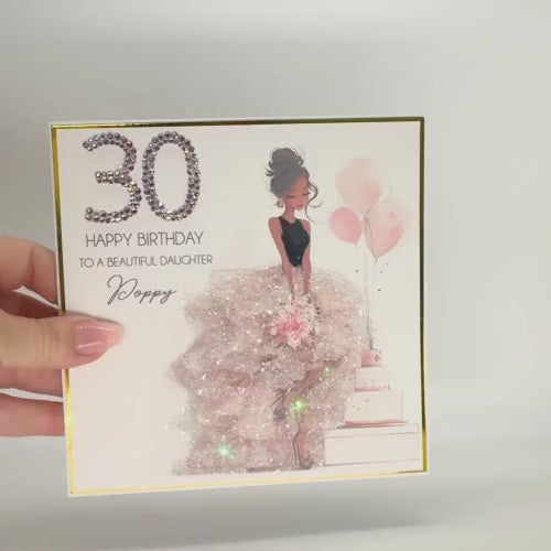 Milestone Personalised Birthday Card for Her