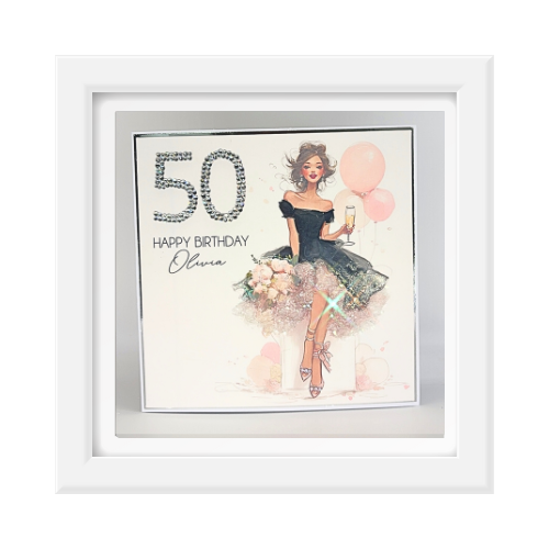 Personalised Birthday Card for Her