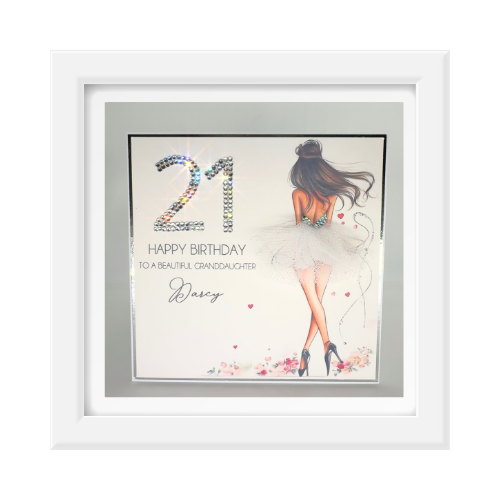 Stunning Personalised Birthday Card for Her