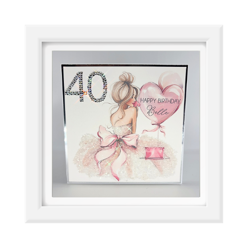 Luxury Hand Made Personalised Milestone Birthday Card For Her