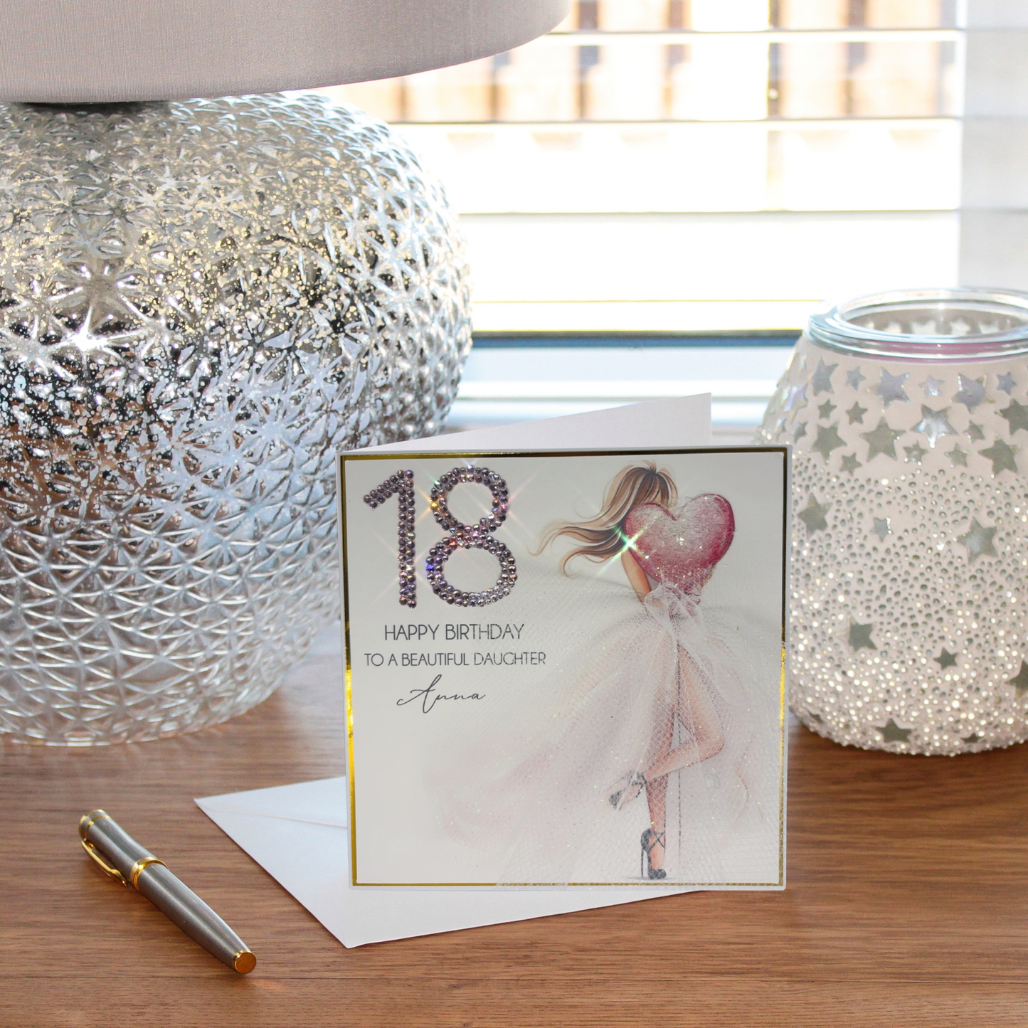 Stunning Hand Made 3D Personalised Milestone Birthday Card For Her
